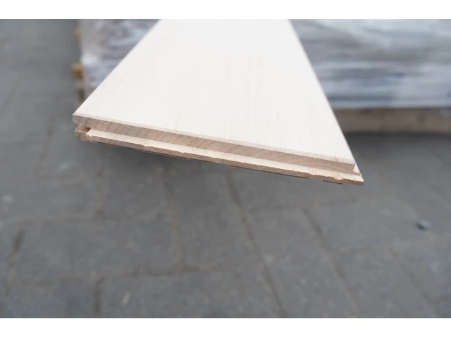 6,44 m² massief beuken parket 15mm - afbeelding 4 van  5