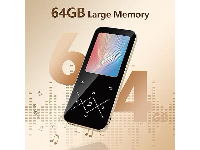 64gb mp3-speler met bluetooth - afbeelding 2 van  3