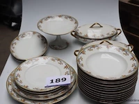 65-delig servies limoges jacques tilles - afbeelding 1 van  6