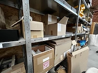 6,5 lm alu magazijnrekken met inhoud - afbeelding 9 van  9