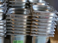 ± 65 rvs sorteerbakjes - afbeelding 3 van  4