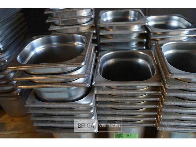 ± 65 rvs sorteerbakjes - afbeelding 4 van  4