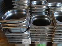 ± 65 rvs sorteerbakjes - afbeelding 4 van  4