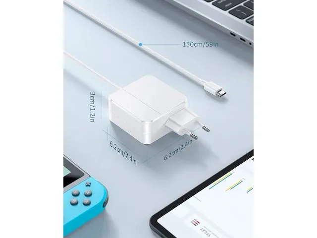 65w usb-c oplader - afbeelding 1 van  1