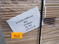 66 m² massief eiken visgraatparket 15mm - afbeelding 3 van  5