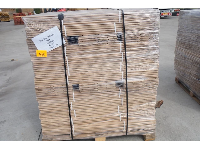 66 m² massief eiken visgraatparket 15mm - afbeelding 4 van  5