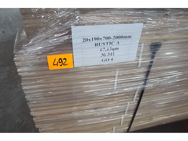 67,13 m² massief eiken parket 20mm - afbeelding 5 van  6