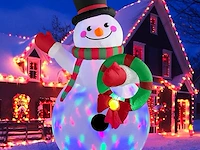 6ft danxilu opblaasbare kerstsneeuwpop (183 cm) - afbeelding 1 van  3