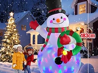 6ft danxilu opblaasbare kerstsneeuwpop (183 cm) - afbeelding 2 van  3