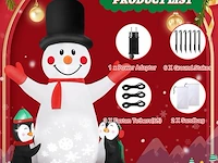 6ft victop opblaasbare kerstdecoratie (180 cm) - afbeelding 2 van  4