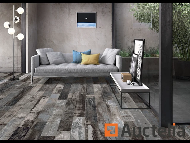 6m² colorart carbon 15x120 gerectificeerd, hout, vloerbekleidingen en wand - afbeelding 1 van  1