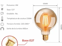 6w edison vintage led-lampen - afbeelding 2 van  4