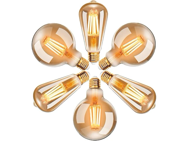 6w edison vintage led-lampen - afbeelding 1 van  4