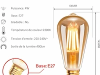 6w edison vintage led-lampen - afbeelding 3 van  4
