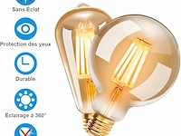 6w edison vintage led-lampen - afbeelding 4 van  4