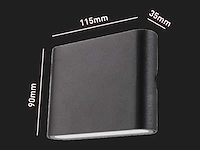 6w led wandlamp duo licht waterdicht (20x) - afbeelding 6 van  9