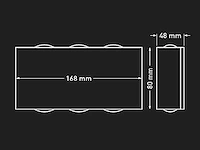6w led wandlamp zes licht waterdicht (10x) - afbeelding 6 van  7