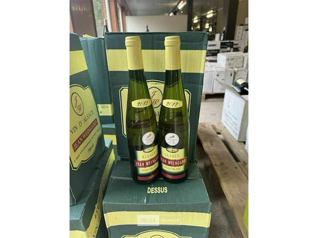 6x 1 doos alsace jean weingand pinot blanc 2012 - afbeelding 1 van  1