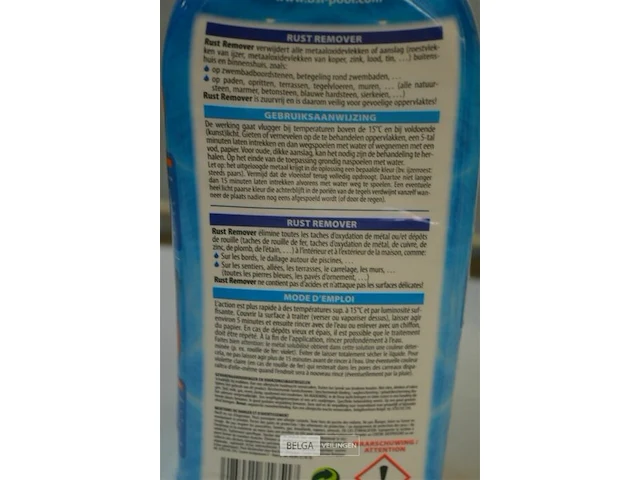 6x 1l rust remover - verwijdert roestvlekken - afbeelding 2 van  2