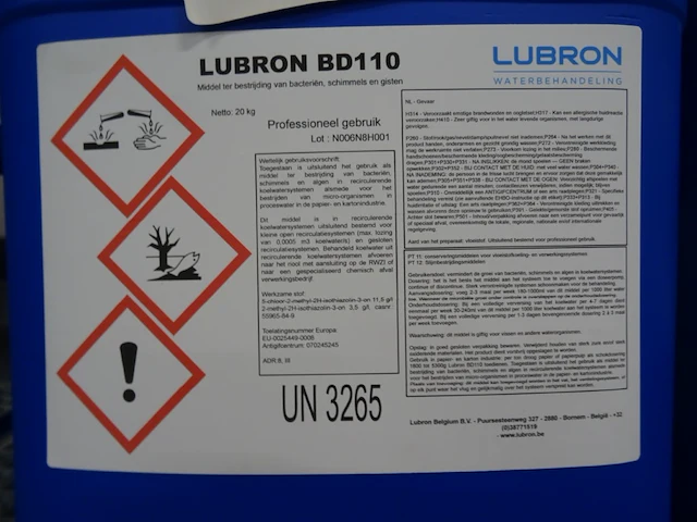 6x 20kg lubron bd110 - afbeelding 2 van  2