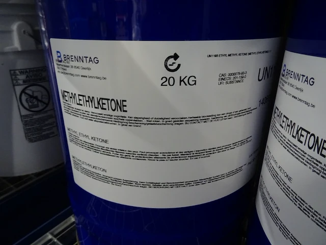 6x 20kg methylethylketone brenntag - afbeelding 1 van  2
