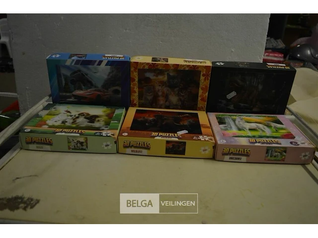 6x 3d puzzels - afbeelding 1 van  4