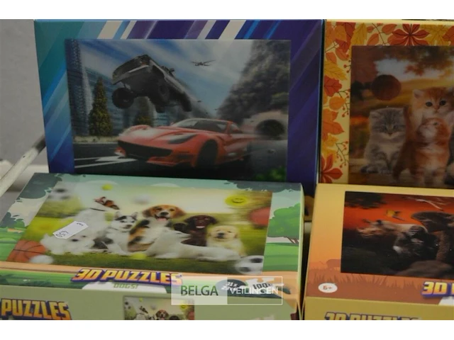 6x 3d puzzels - afbeelding 2 van  4