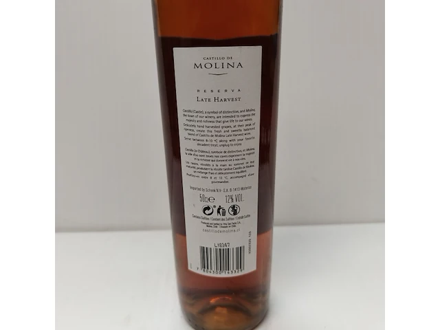 6x 50cl castillo de molina witte wijn - afbeelding 2 van  2