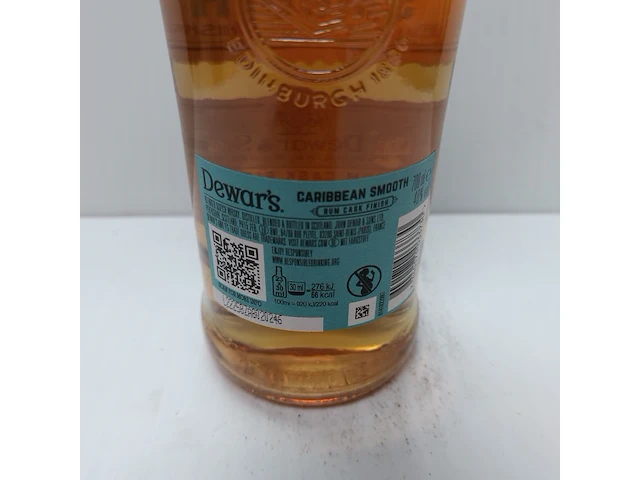6x 70cl dewar's caribbean smooth scotch whisky - afbeelding 2 van  2