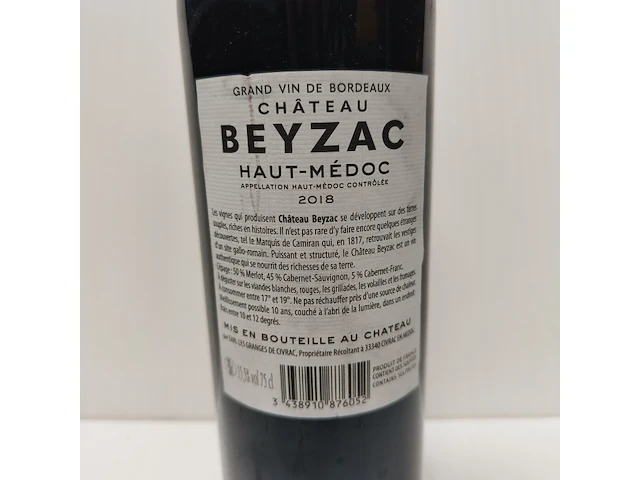 6x 75cl château beyzac - afbeelding 2 van  2