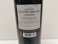 6x 75cl château gravettes samonac - afbeelding 2 van  2