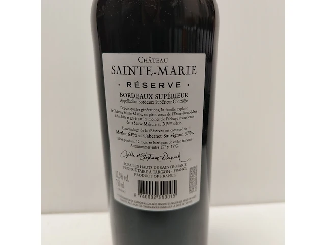 6x 75cl château sainte-marie - afbeelding 2 van  2