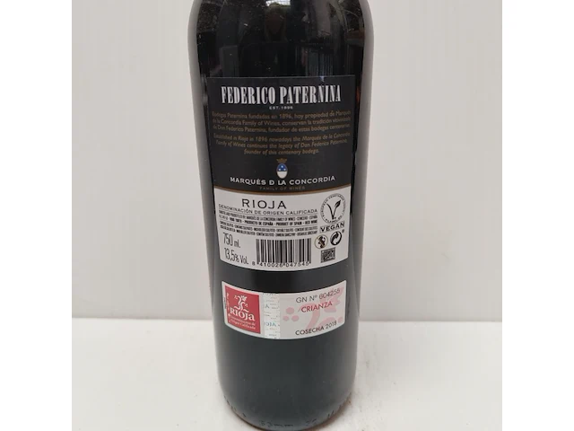 6x 75cl federico paternina banda azul - afbeelding 2 van  2