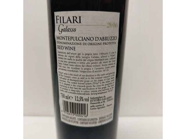 6x 75cl filari galasso - afbeelding 2 van  2