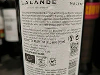 6x 75cl finca lalande organic wine - afbeelding 2 van  2