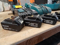 6x accu makita + 4x lader - afbeelding 2 van  4