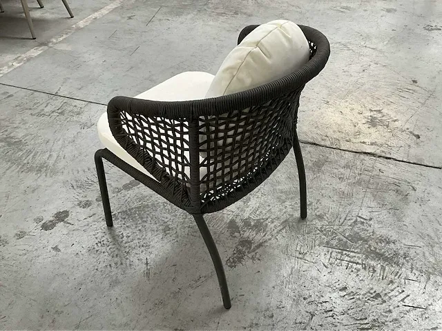 6x alu bijzetstoel liv•out marble - afbeelding 2 van  4