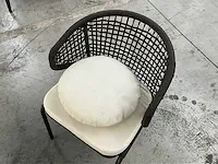 6x alu bijzetstoel liv•out marble - afbeelding 3 van  4