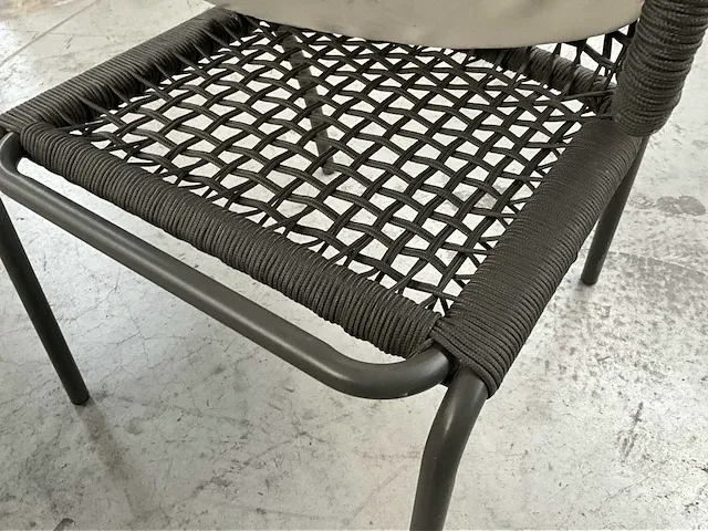 6x alu bijzetstoel liv•out marble - afbeelding 4 van  4