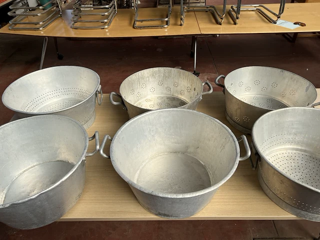 6x aluminium kom - afbeelding 1 van  4