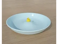 6x baby duck plate blauw - afbeelding 1 van  5