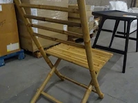 6x bamboo plooistoel - afbeelding 10 van  10