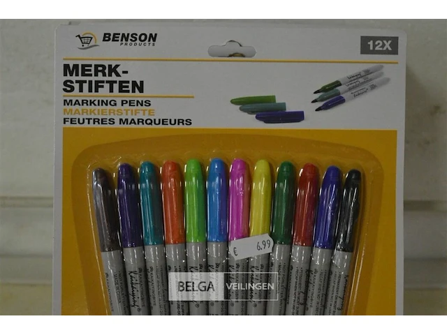 6x benson merkstiften - afbeelding 3 van  3