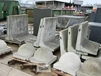 6x betonnen afschermers l-vorm 100x60x75 - afbeelding 2 van  2