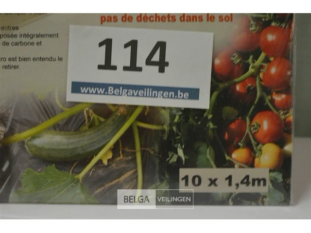 6x biologische afbreekbare mulchfilm 10x1,4m - afbeelding 2 van  3