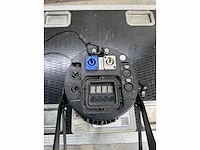 6x briteq stage beamer mk2, led projector 14x3w rgb - afbeelding 2 van  3