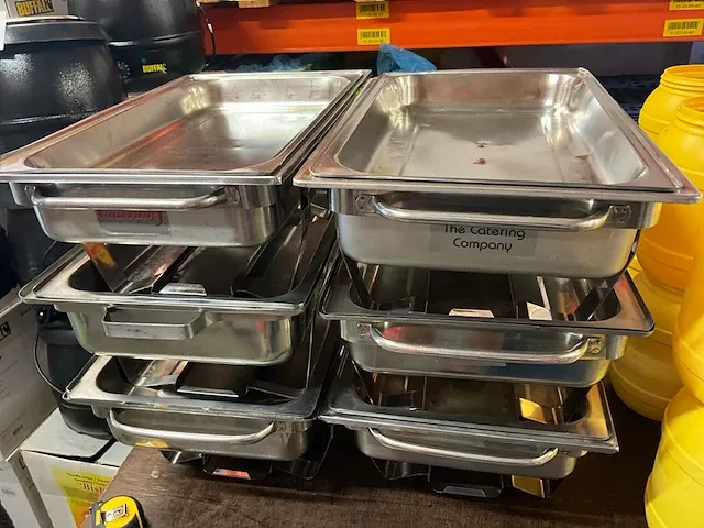 6x chafing dish - afbeelding 9 van  9
