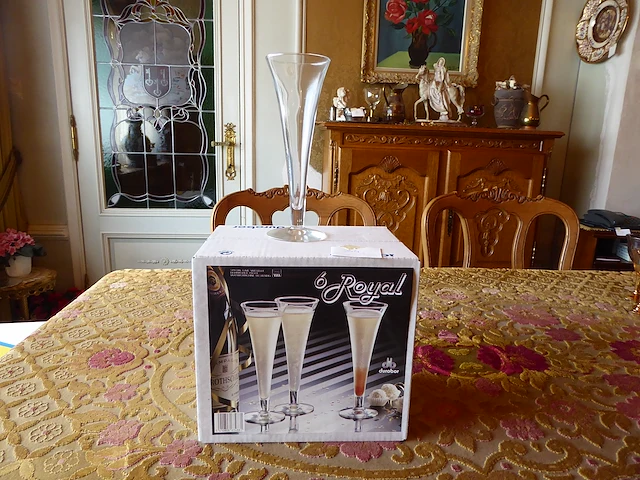 6x champagneglas royal - afbeelding 1 van  3