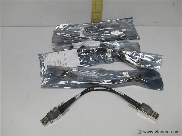 6x cisco stack-t1-50cm kabel nieuw - afbeelding 1 van  2
