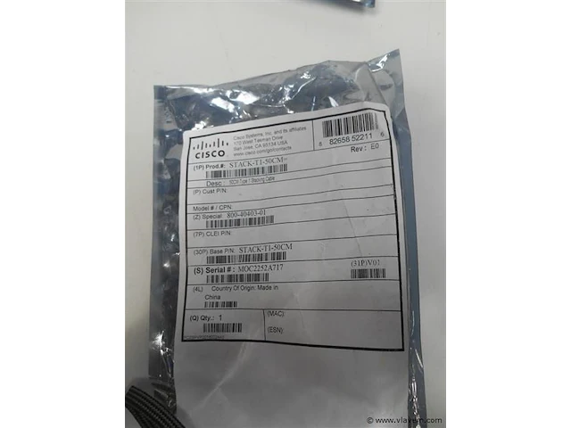 6x cisco stack-t1-50cm kabel nieuw - afbeelding 2 van  2